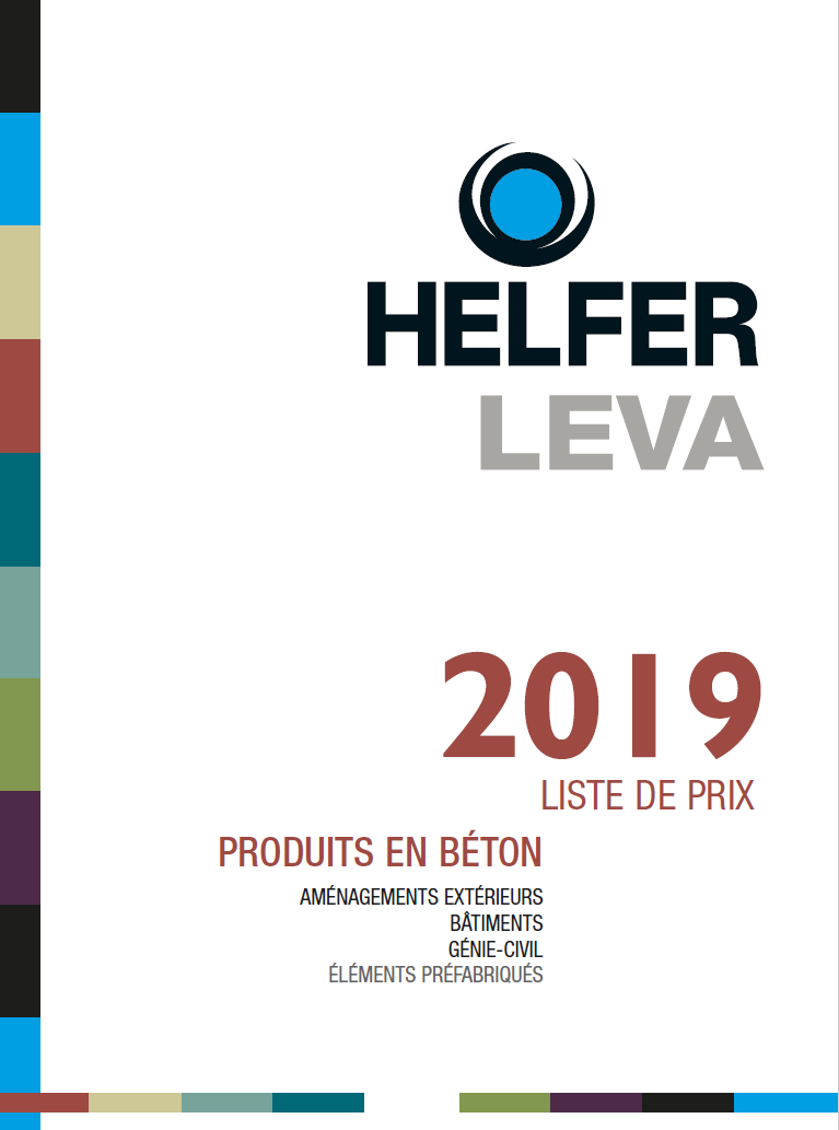 Liste de prix Helfer/Leva - 2019